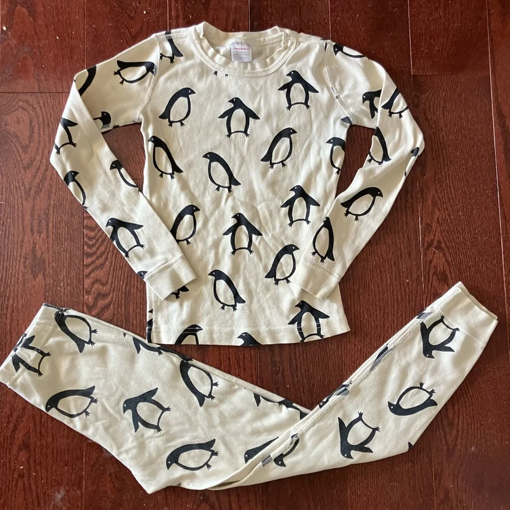 Hanna Andersson Penguin Pajama Set Long Sleeve